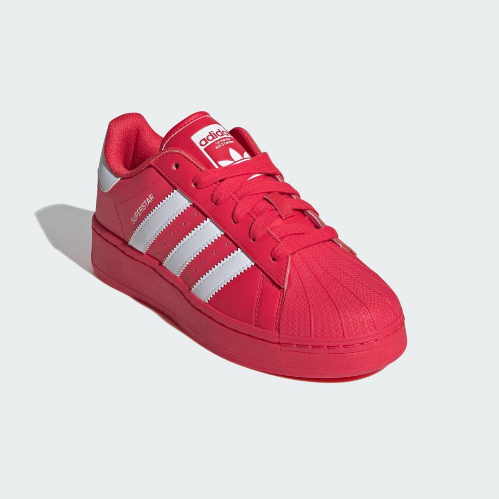 Basket Adidas Superstar XLG Rouge Blanche Femme | ESN-23008260