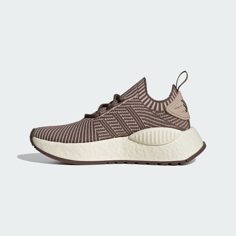 Basket Adidas NMD_W1 Marron Blanche Femme | ALL-56327632