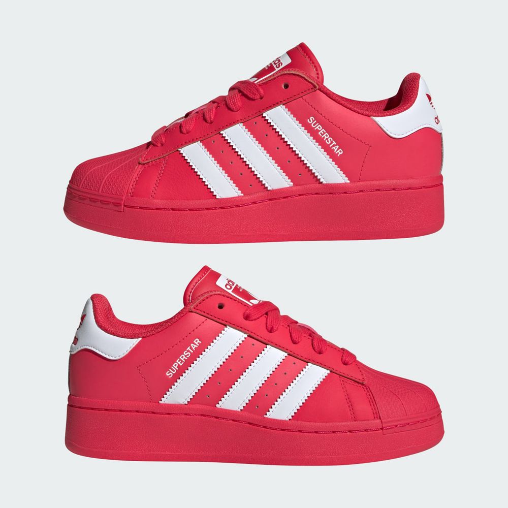 Basket Adidas Superstar XLG Rouge Blanche Femme | ESN-23008260