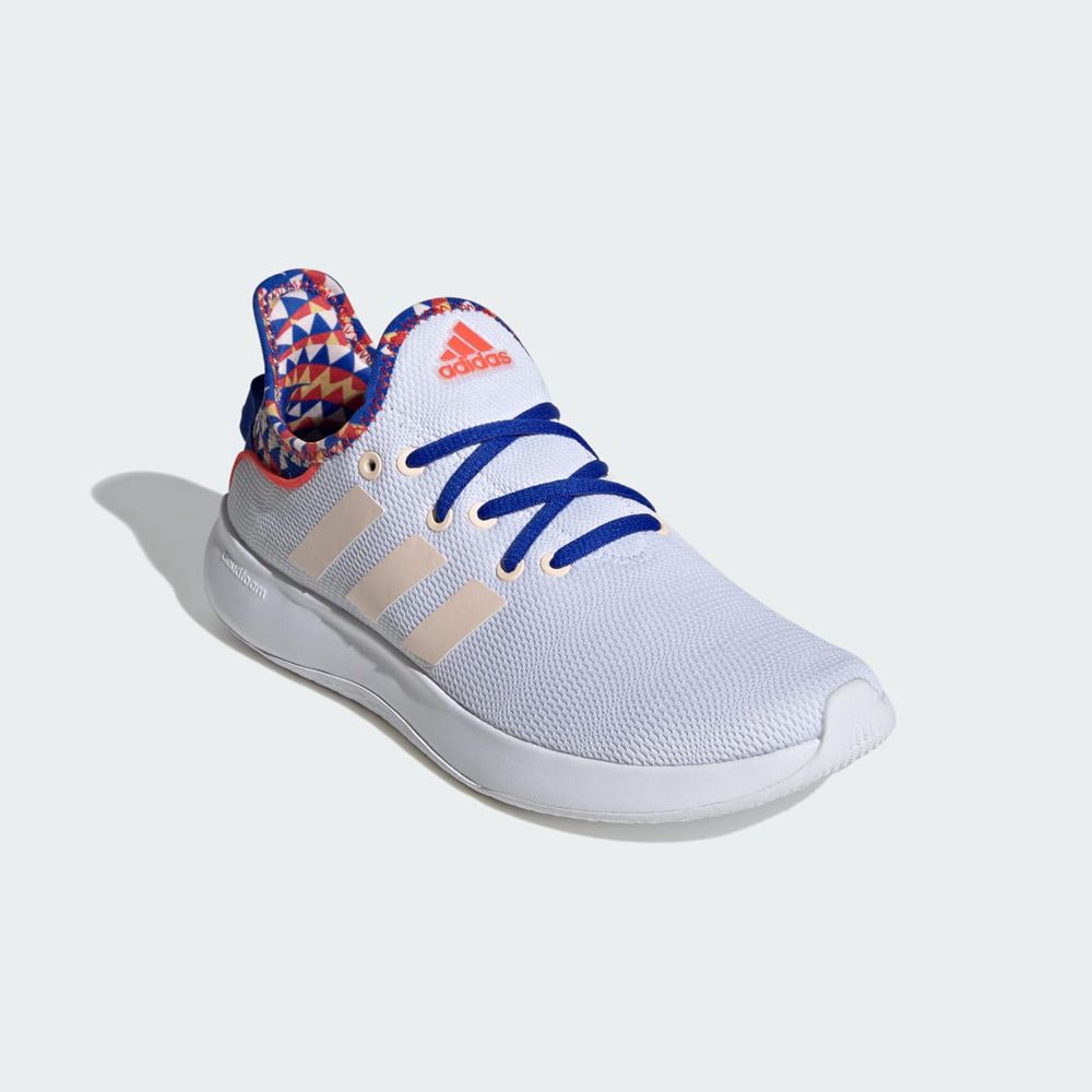 Basket Adidas Cloudfoam Pure Spw Blanche Orange Rouge Femme | EHX-02056475