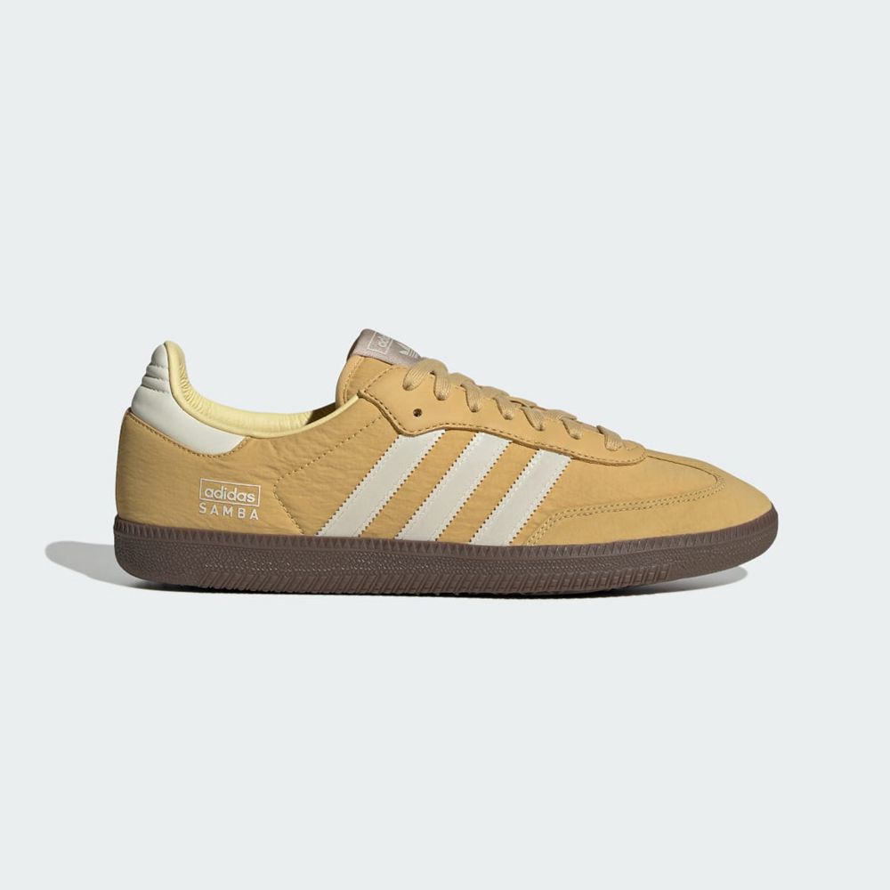 Basket Adidas Samba OG Marron Blanche Femme | LSQ-48642624