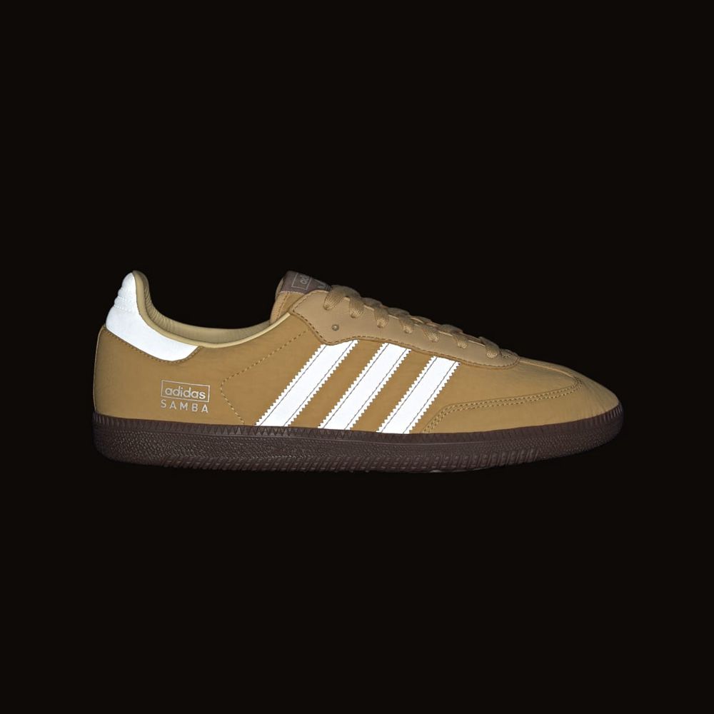 Basket Adidas Samba OG Marron Blanche Femme | LSQ-48642624