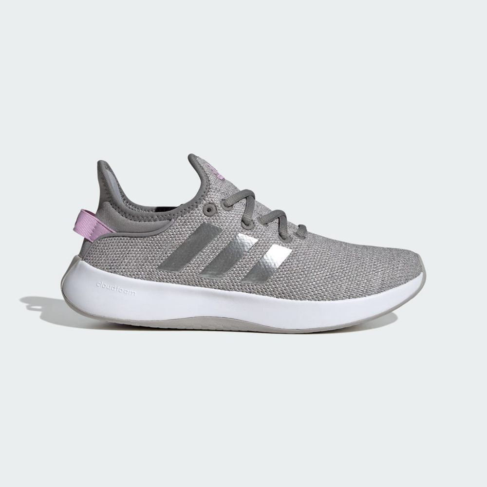 Basket Adidas Cloudfoam Pure Spw Grise Argent Violette Femme | VEO-93647067