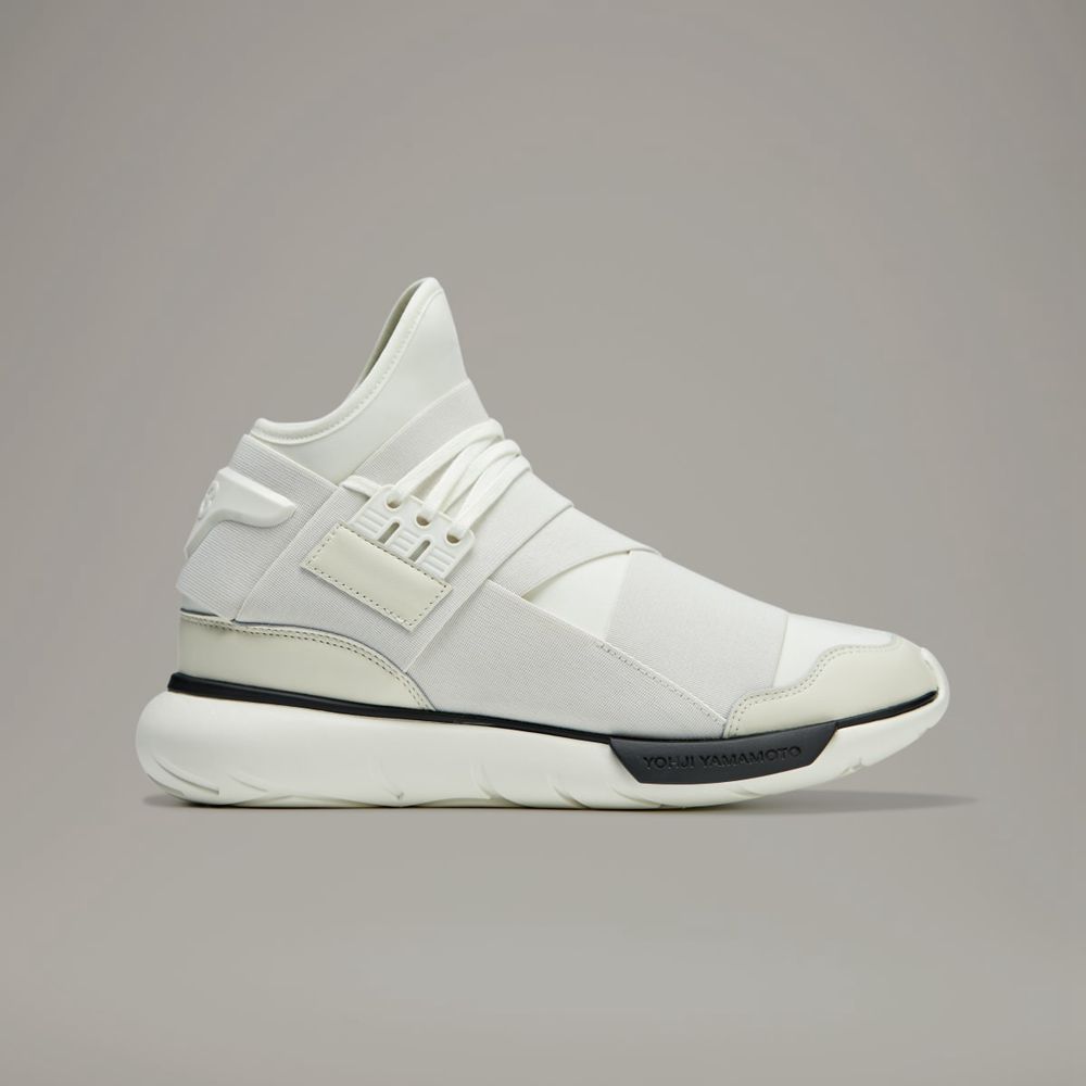 Basket Adidas Y-3 Qasa Blanche Noir Femme | TWA-62455990