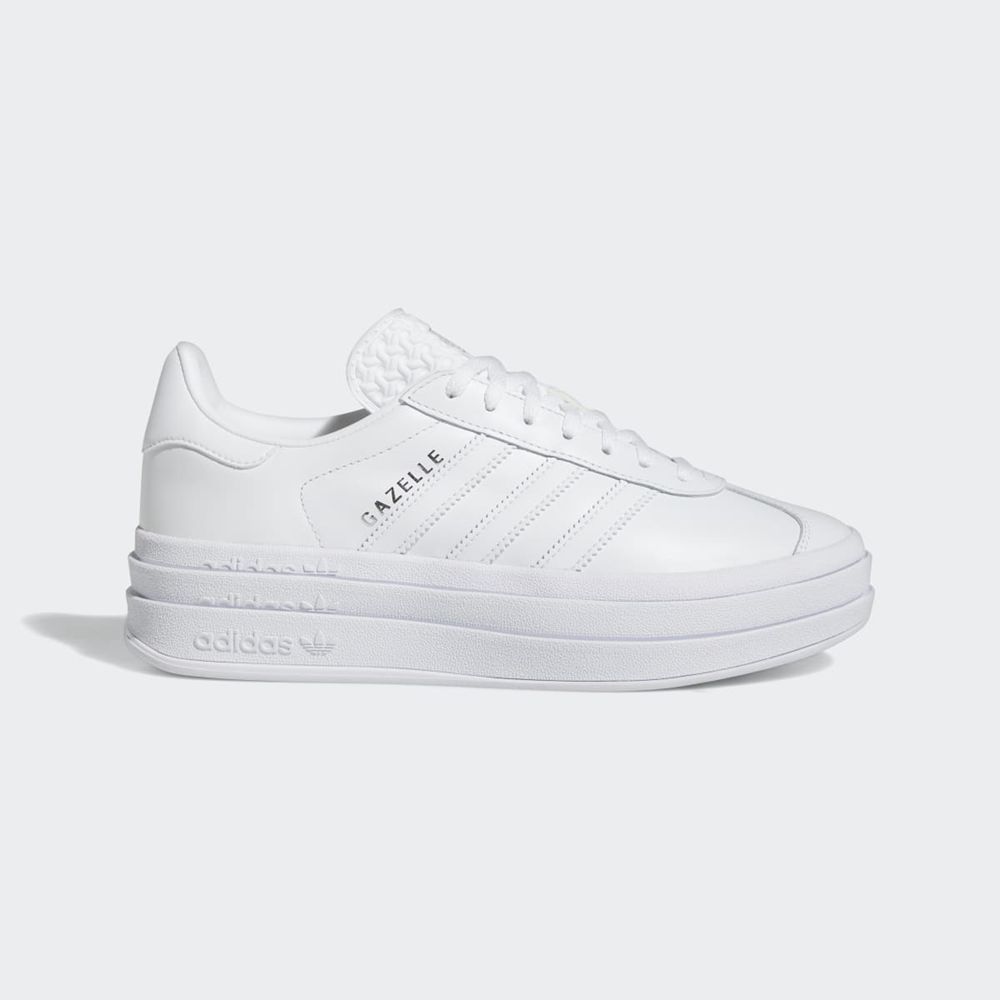 Basket Adidas Gazelle Bold Blanche Femme | HKH-84028810