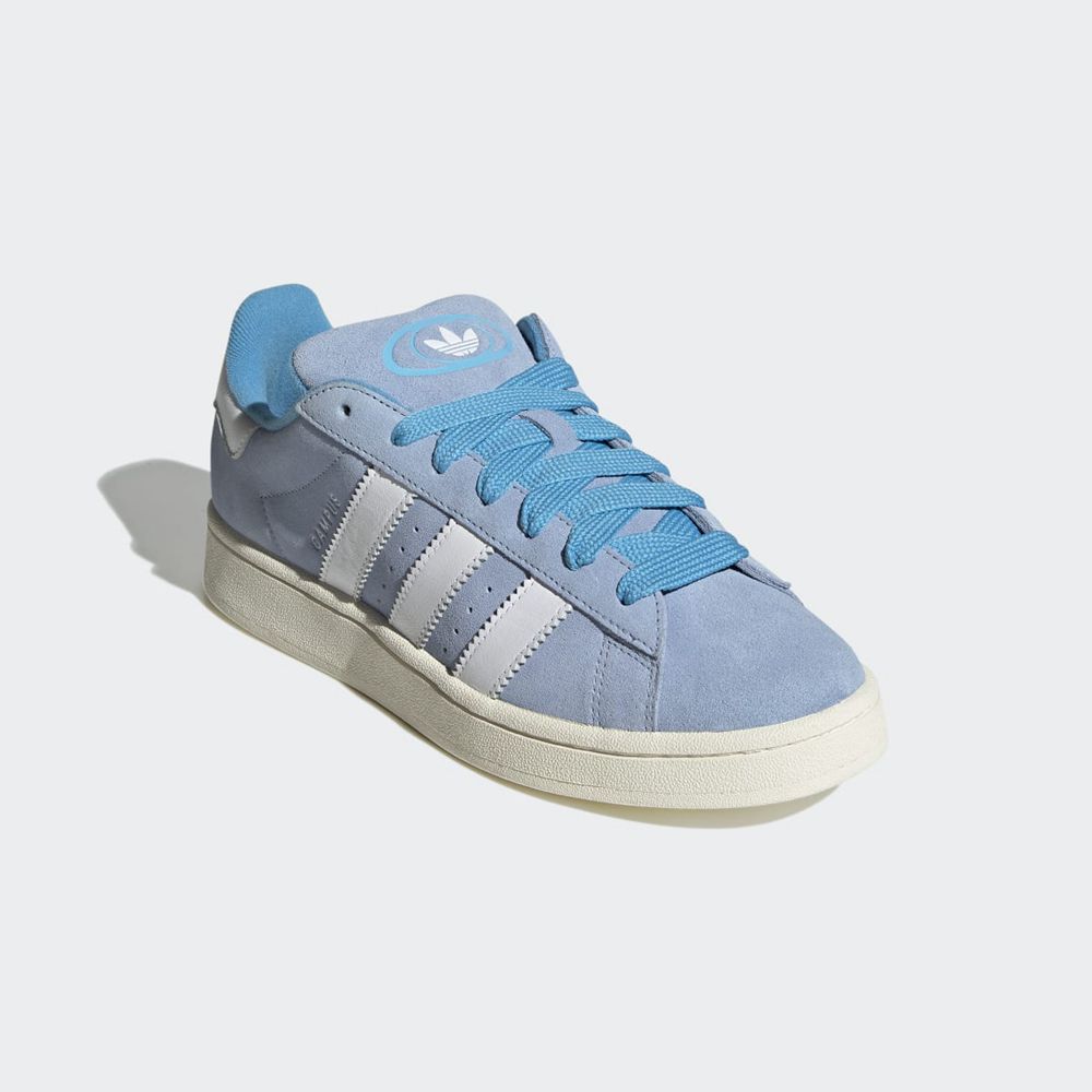 Basket Adidas Campus 00s Bleu Blanche Femme | RWT-48106093