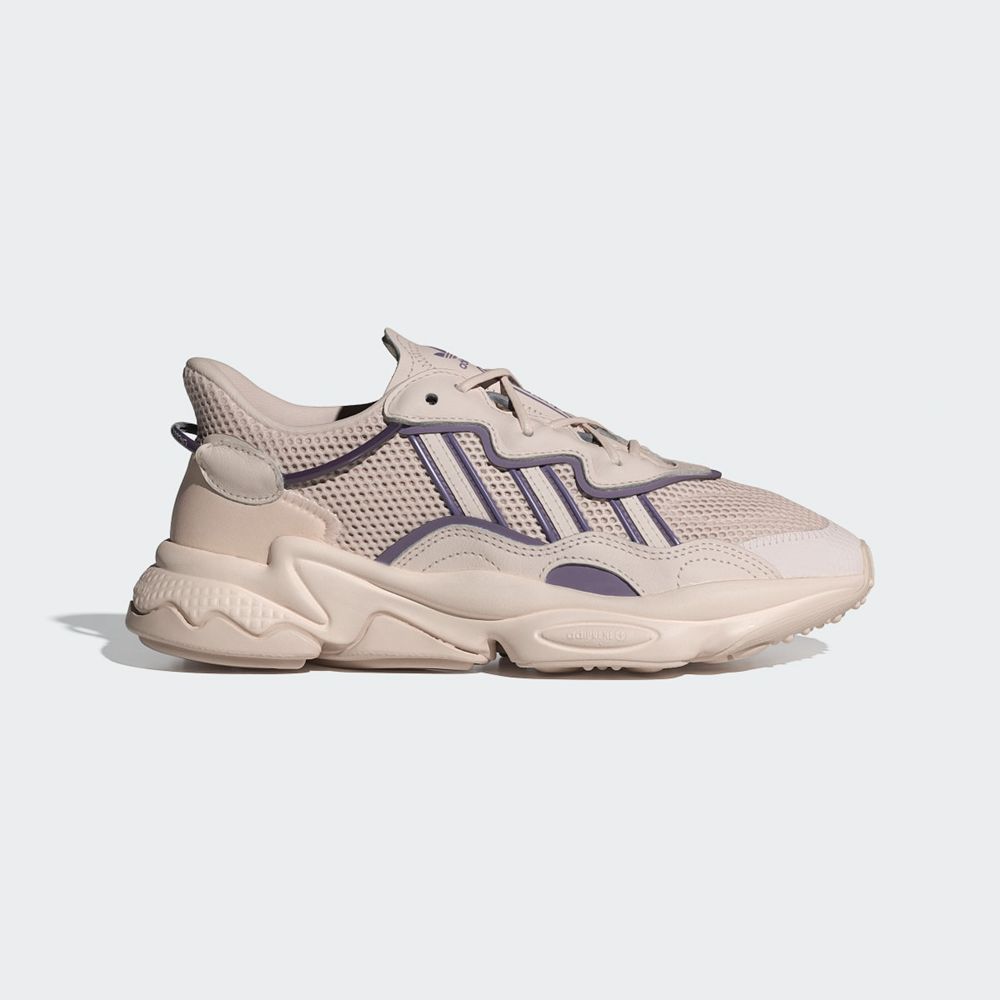 Basket Adidas OZWEEGO Beige Violette Femme | EPT-36876750