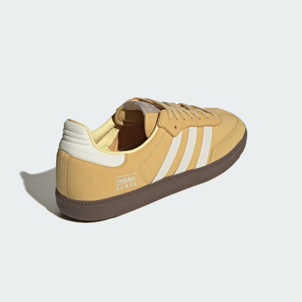 Basket Adidas Samba OG Marron Blanche Femme | LSQ-48642624