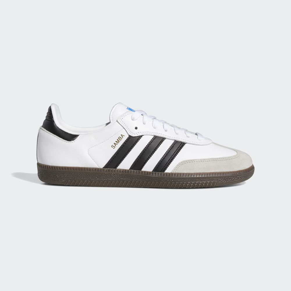 Basket Adidas Samba ADV Blanche Noir Femme | IRA-34954406