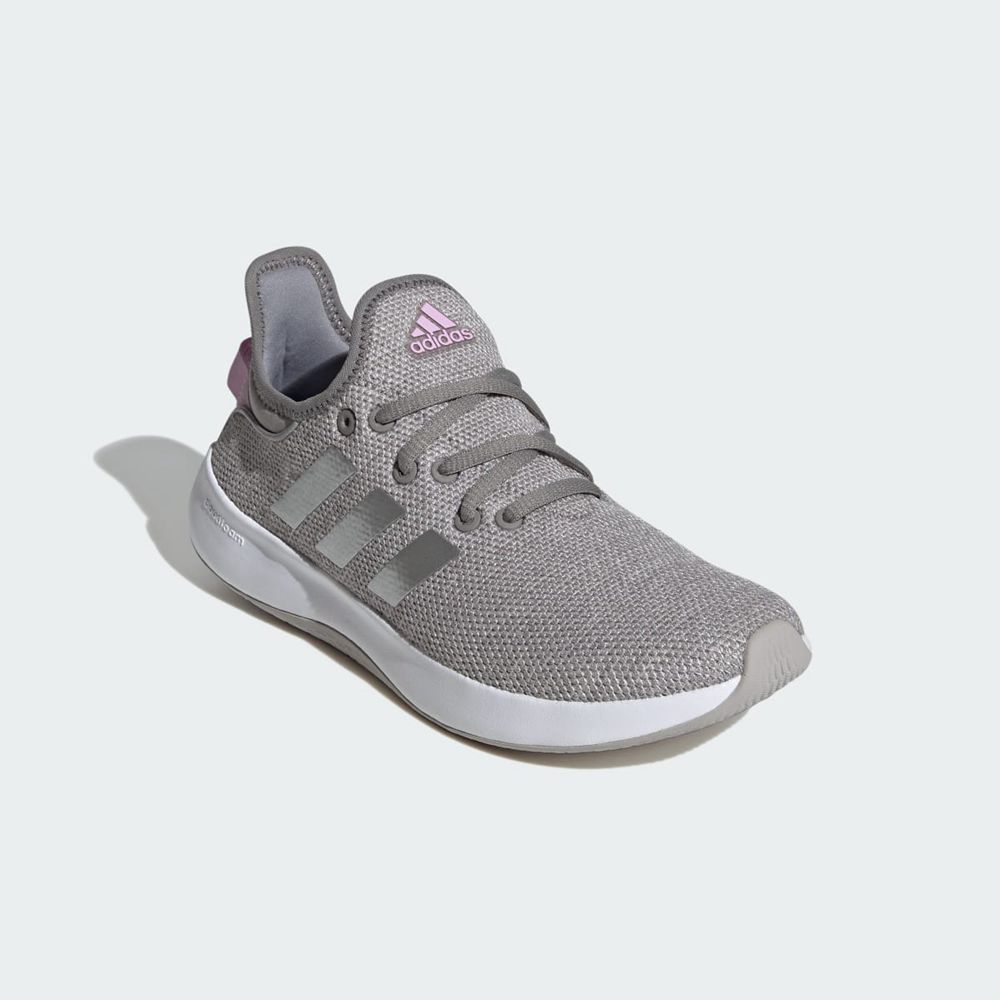 Basket Adidas Cloudfoam Pure Spw Grise Argent Violette Femme | VEO-93647067