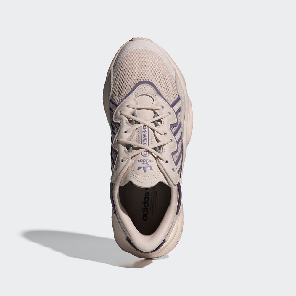 Basket Adidas OZWEEGO Beige Violette Femme | EPT-36876750