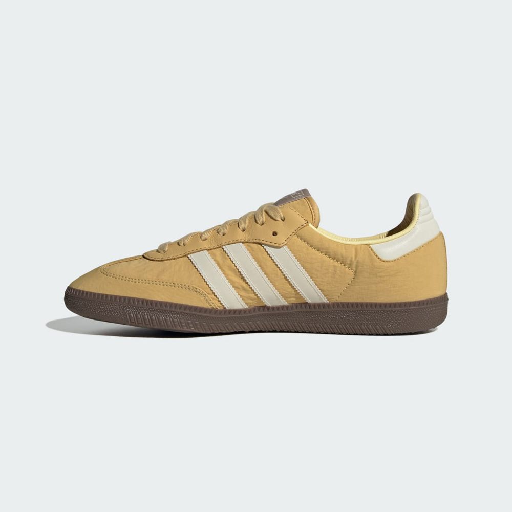 Basket Adidas Samba OG Marron Blanche Femme | LSQ-48642624