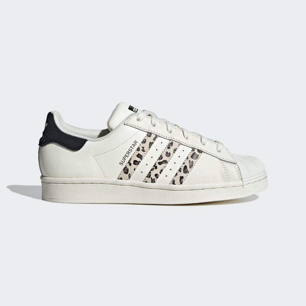 Basket Adidas Superstar Blanche Noir Femme | OFA-73203748