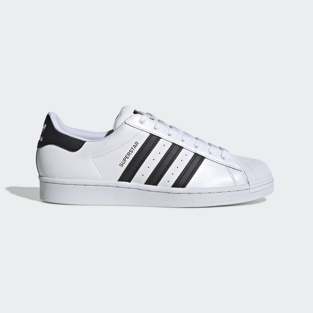 Basket Adidas Superstar Blanche Noir Femme | CBM-91369037