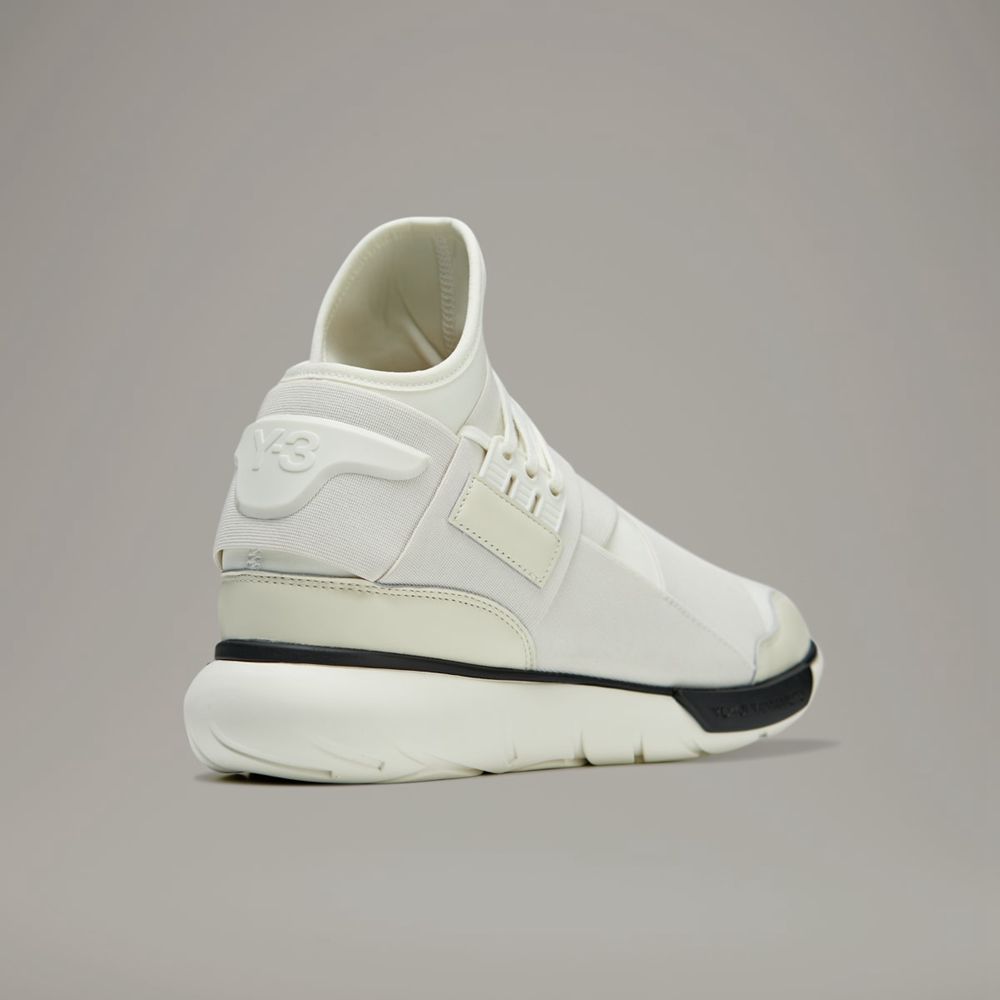 Basket Adidas Y-3 Qasa Blanche Noir Femme | TWA-62455990