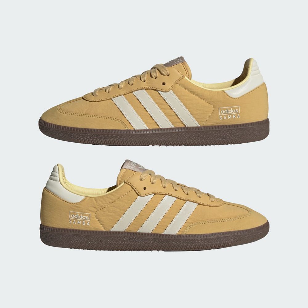 Basket Adidas Samba OG Marron Blanche Femme | LSQ-48642624