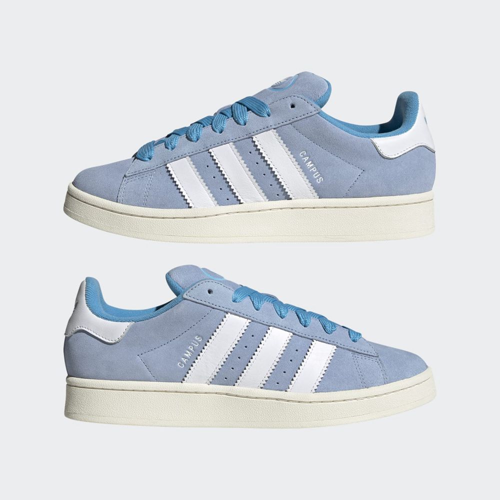 Basket Adidas Campus 00s Bleu Blanche Femme | RWT-48106093