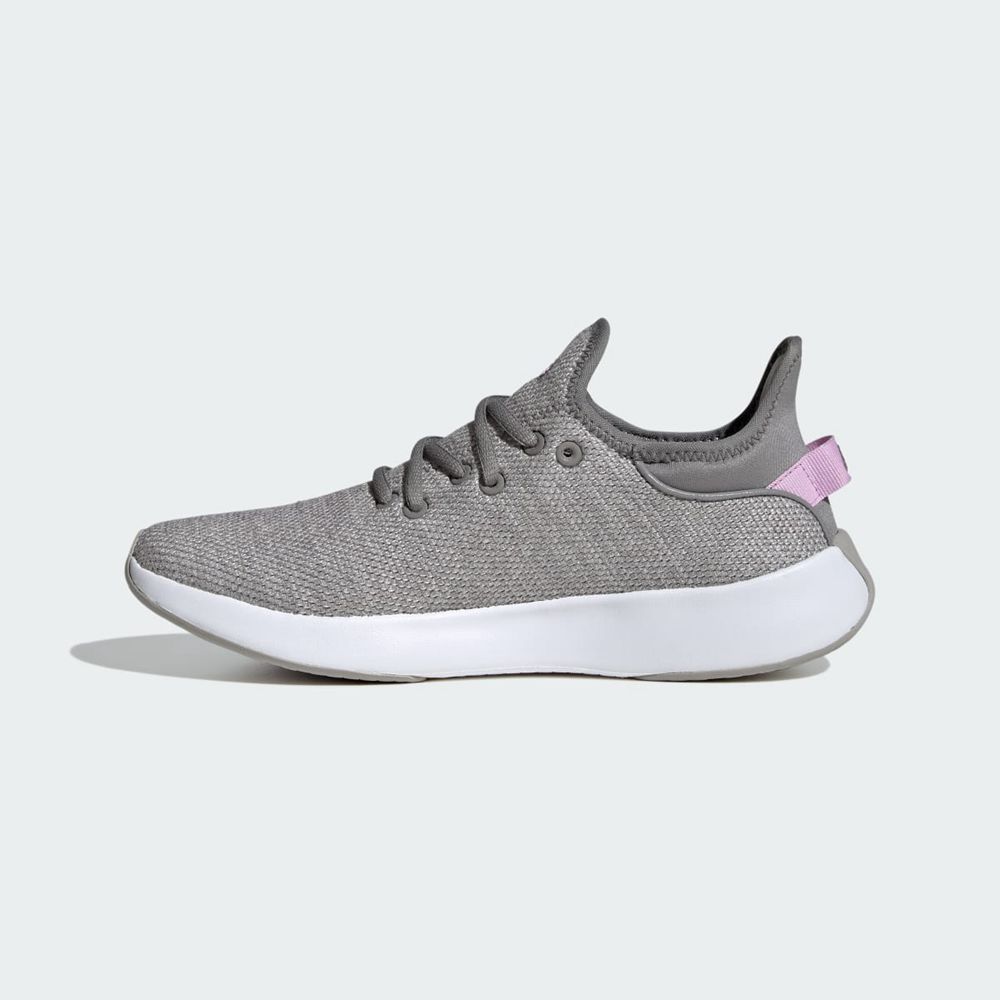 Basket Adidas Cloudfoam Pure Spw Grise Argent Violette Femme | VEO-93647067