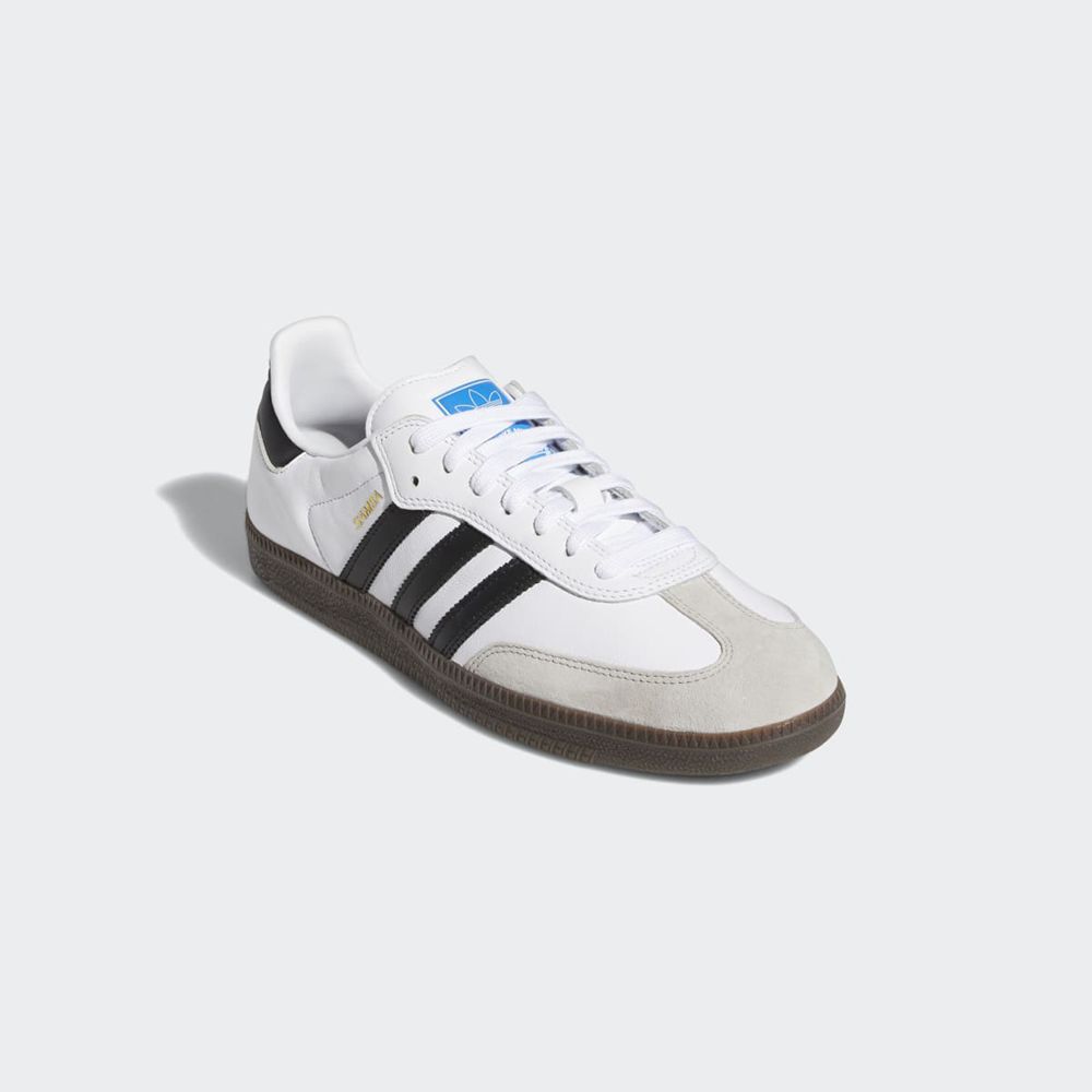 Basket Adidas Samba ADV Blanche Noir Femme | IRA-34954406