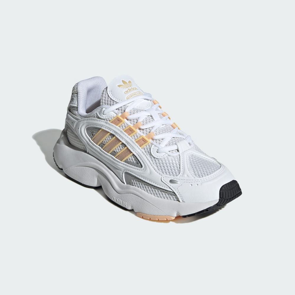 Basket Adidas Ozmillen Blanche Orange Femme | FRP-64685387