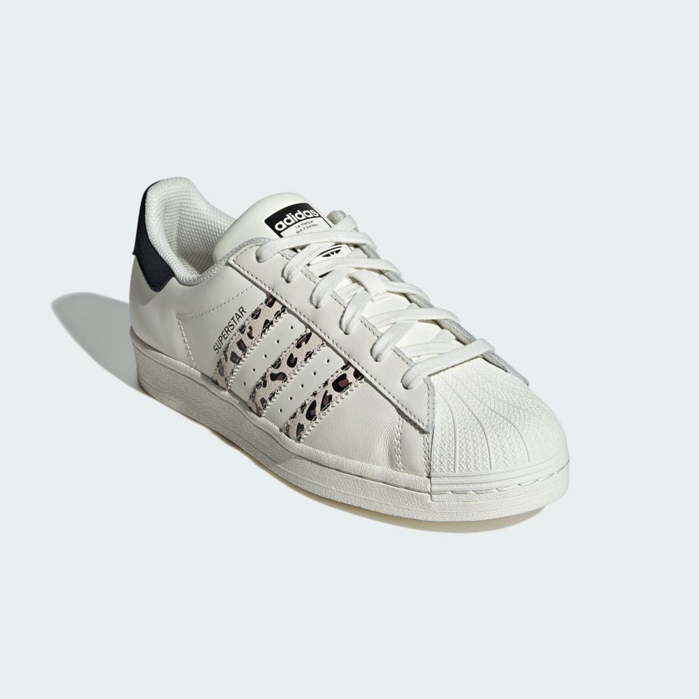 Basket Adidas Superstar Blanche Noir Femme | OFA-73203748