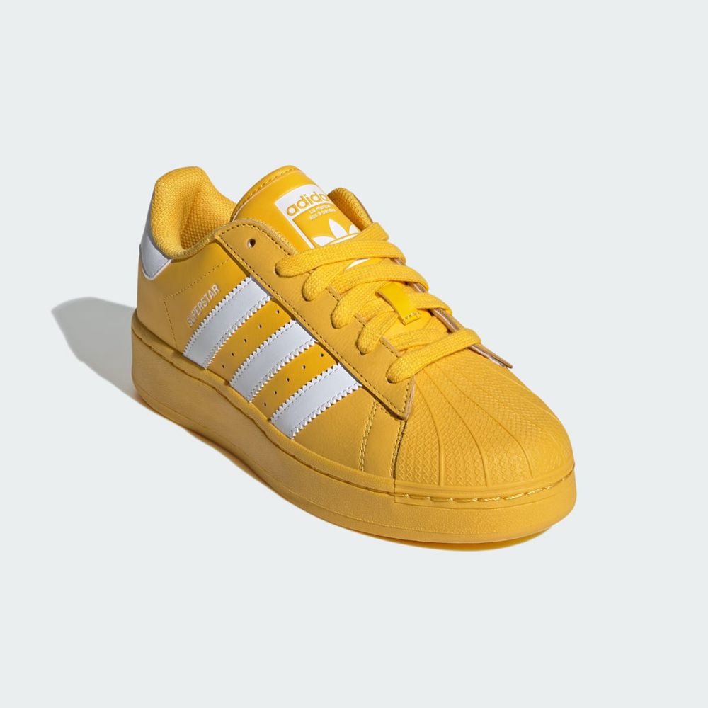 Basket Adidas Superstar XLG Doré Blanche Femme | UMD-32502214