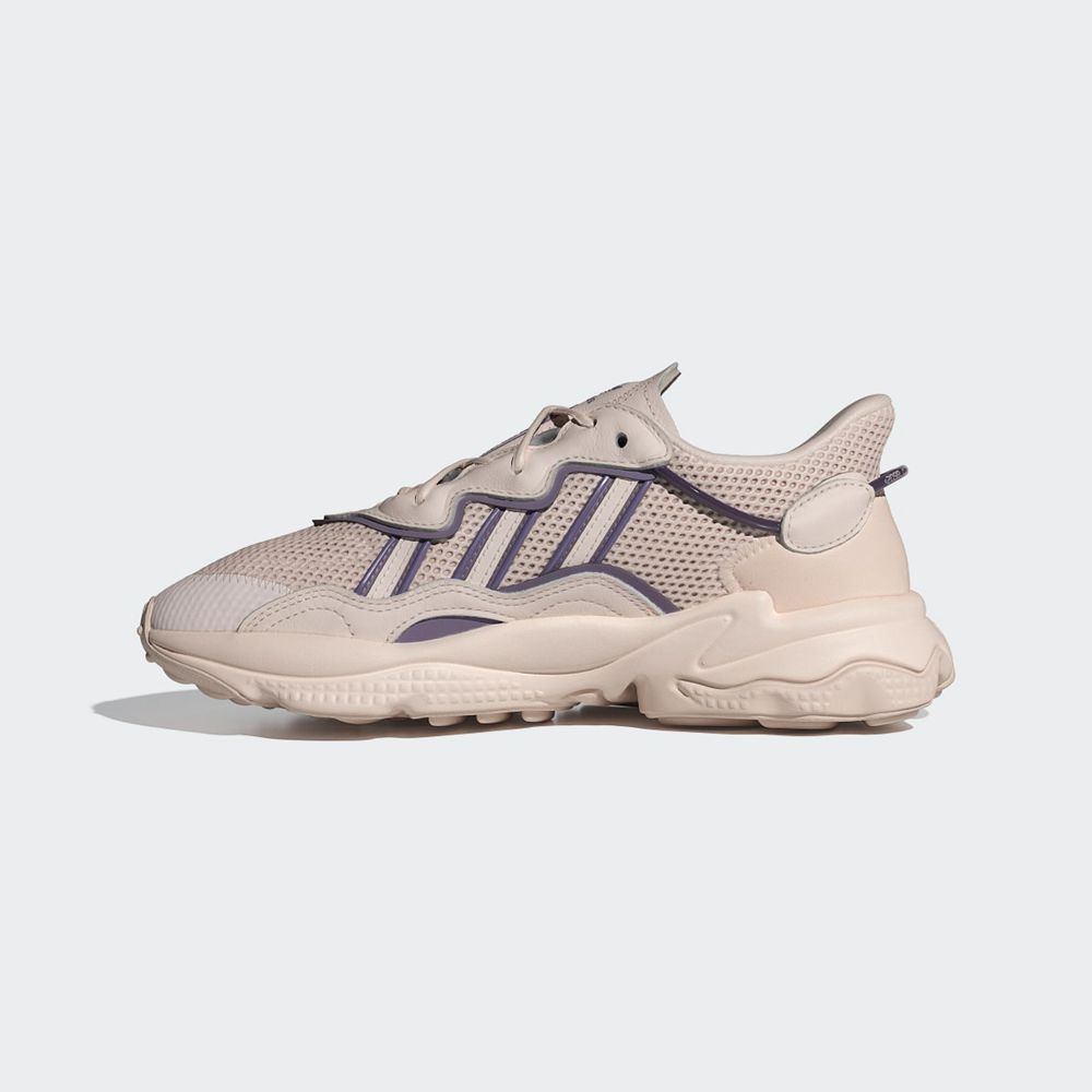 Basket Adidas OZWEEGO Beige Violette Femme | EPT-36876750