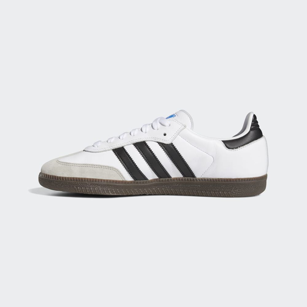 Basket Adidas Samba ADV Blanche Noir Femme | IRA-34954406