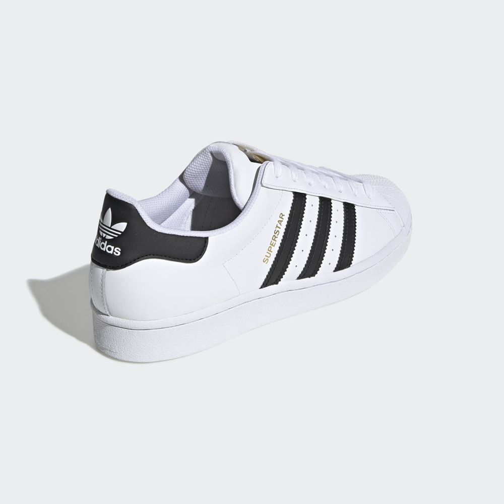 Basket Adidas Superstar Blanche Noir Femme | CBM-91369037