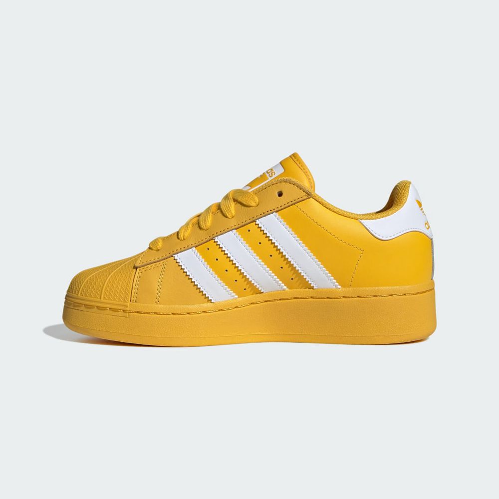 Basket Adidas Superstar XLG Doré Blanche Femme | UMD-32502214