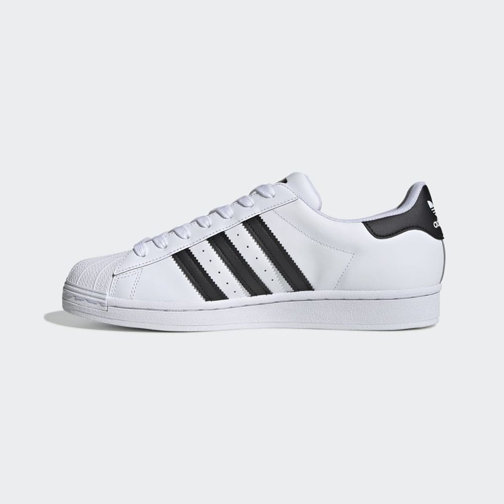 Basket Adidas Superstar Blanche Noir Femme | CBM-91369037