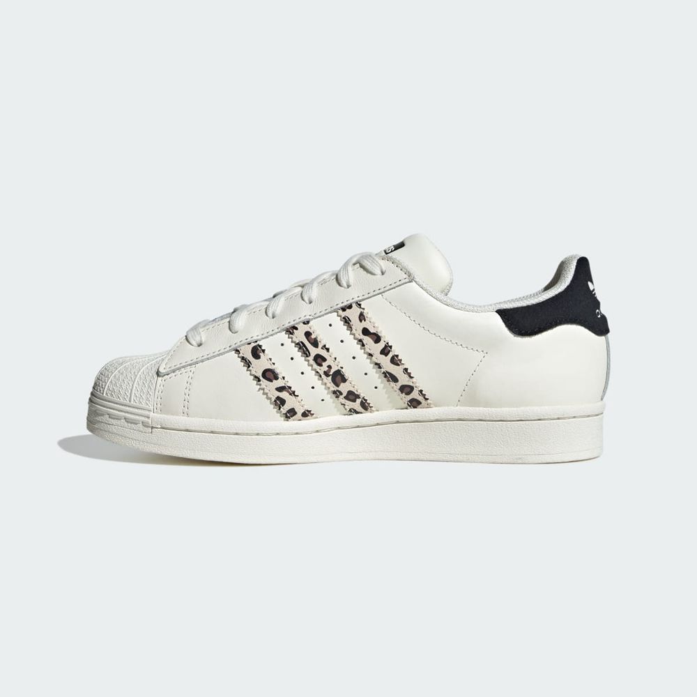 Basket Adidas Superstar Blanche Noir Femme | OFA-73203748