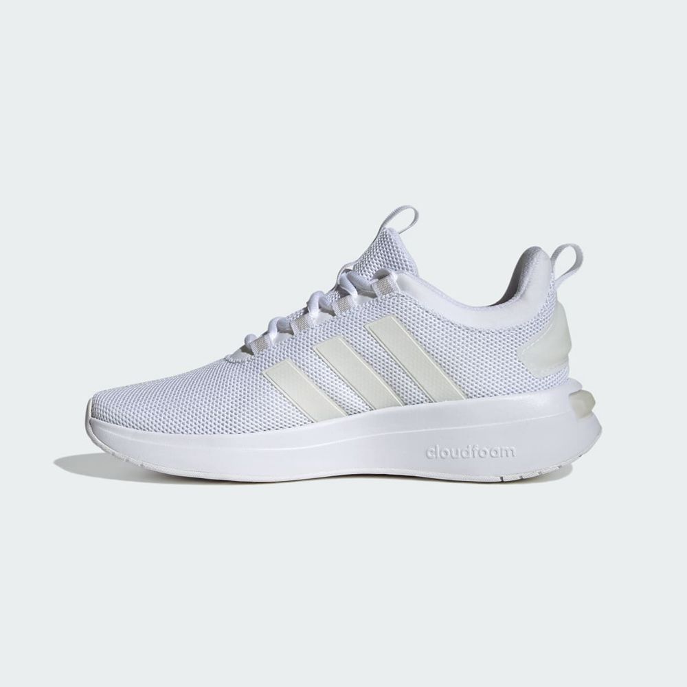 Basket Adidas Racer TR23 Blanche Grise Femme | FAO-63847660