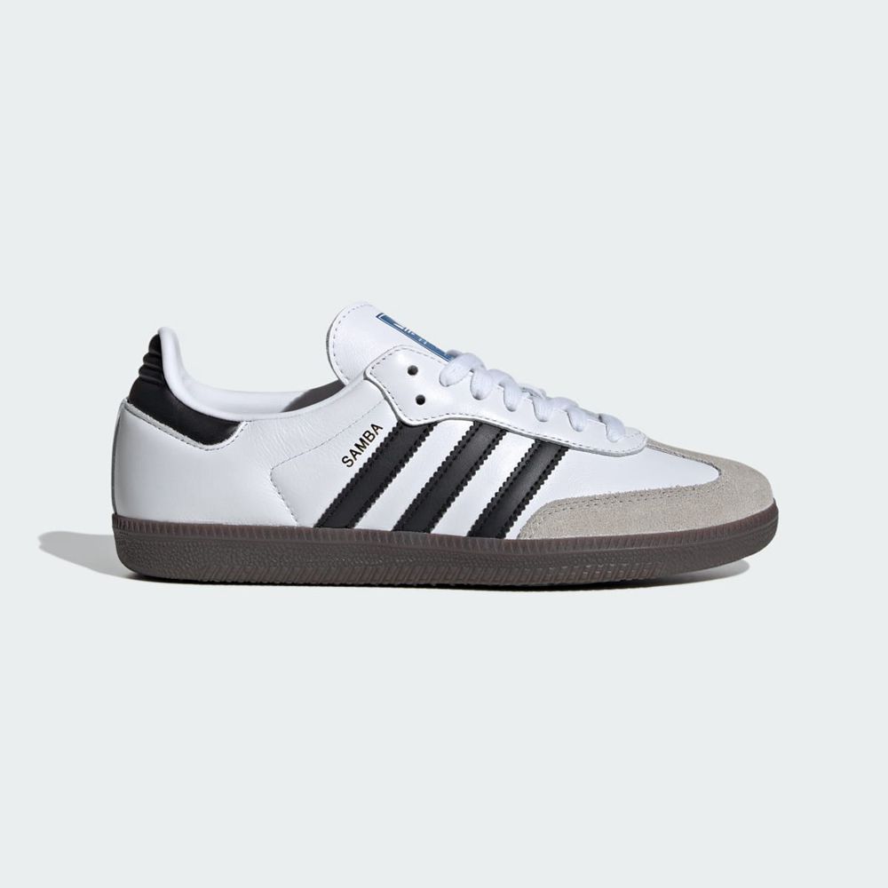 Basket Adidas Samba OG Blanche Noir Femme | AWE-99437072