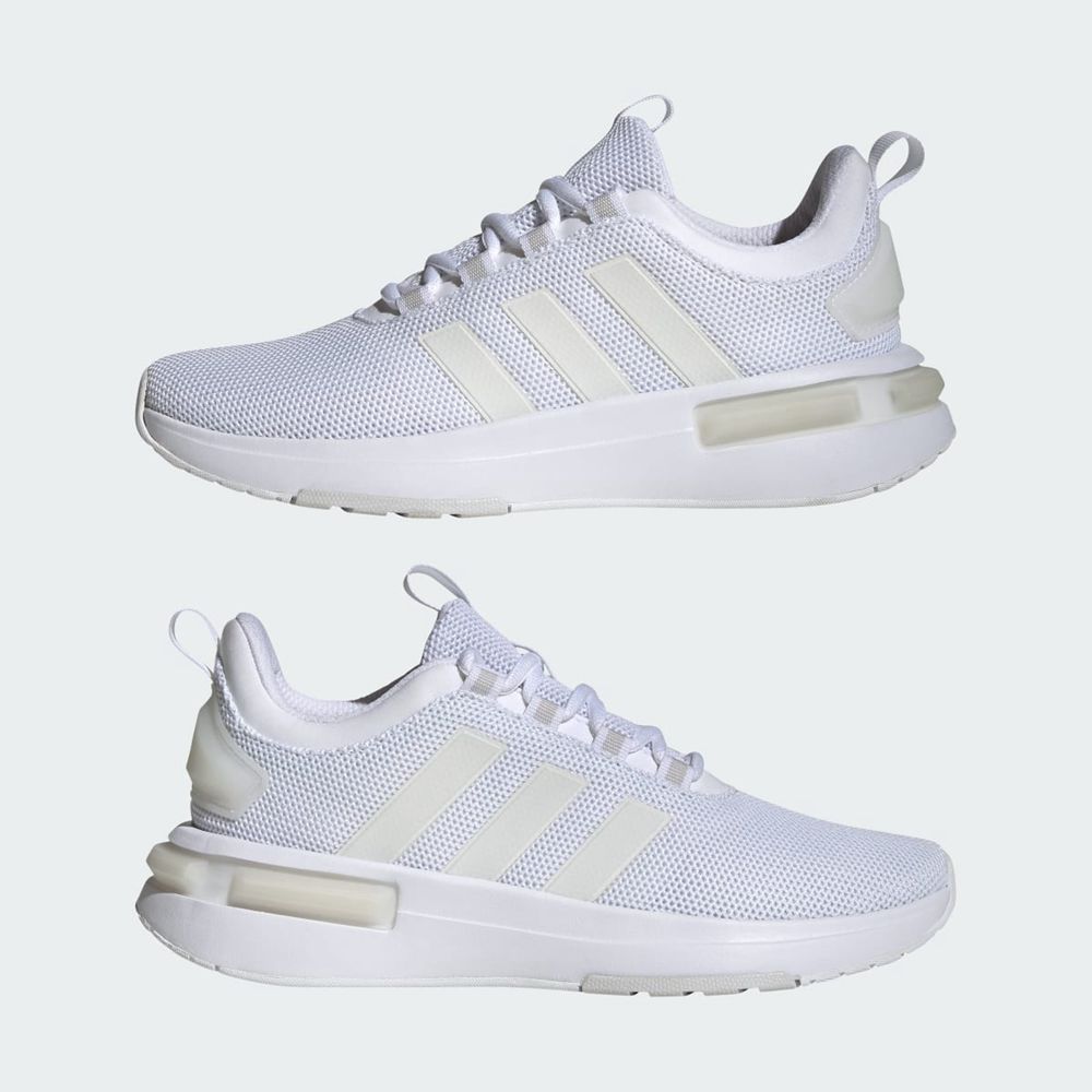 Basket Adidas Racer TR23 Blanche Grise Femme | FAO-63847660