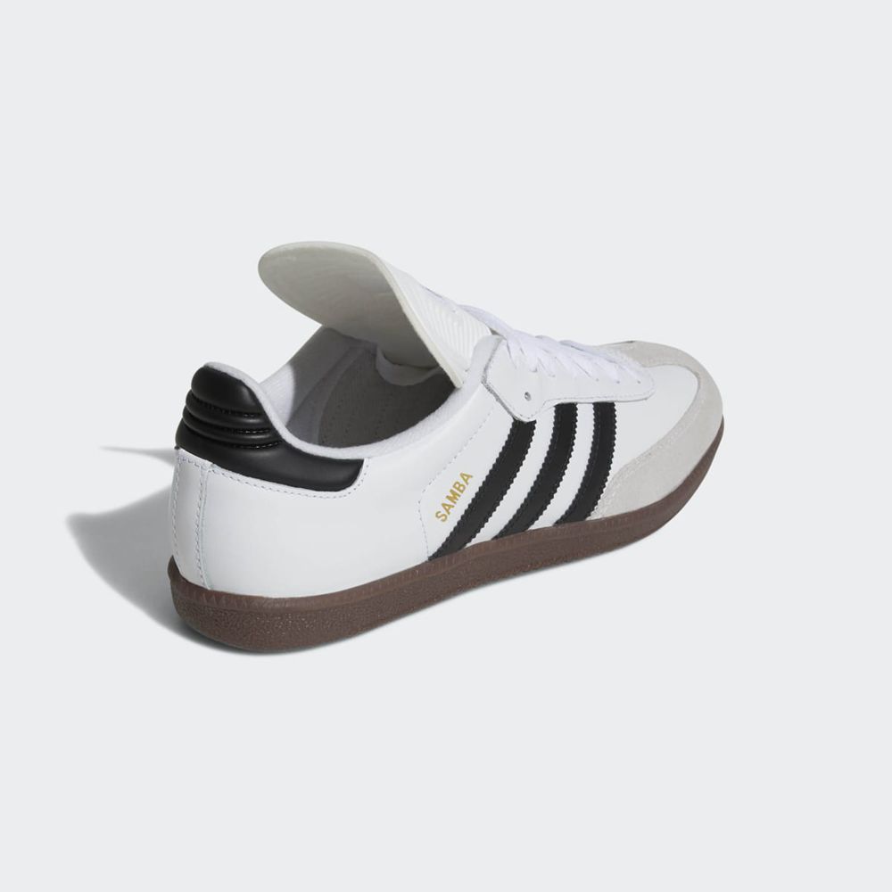 Basket Adidas Samba Classic Blanche Noir Femme | FVQ-60217793