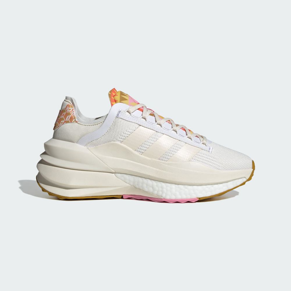 Basket Adidas AVRYN_X Blanche Doré Femme | ILO-56607969