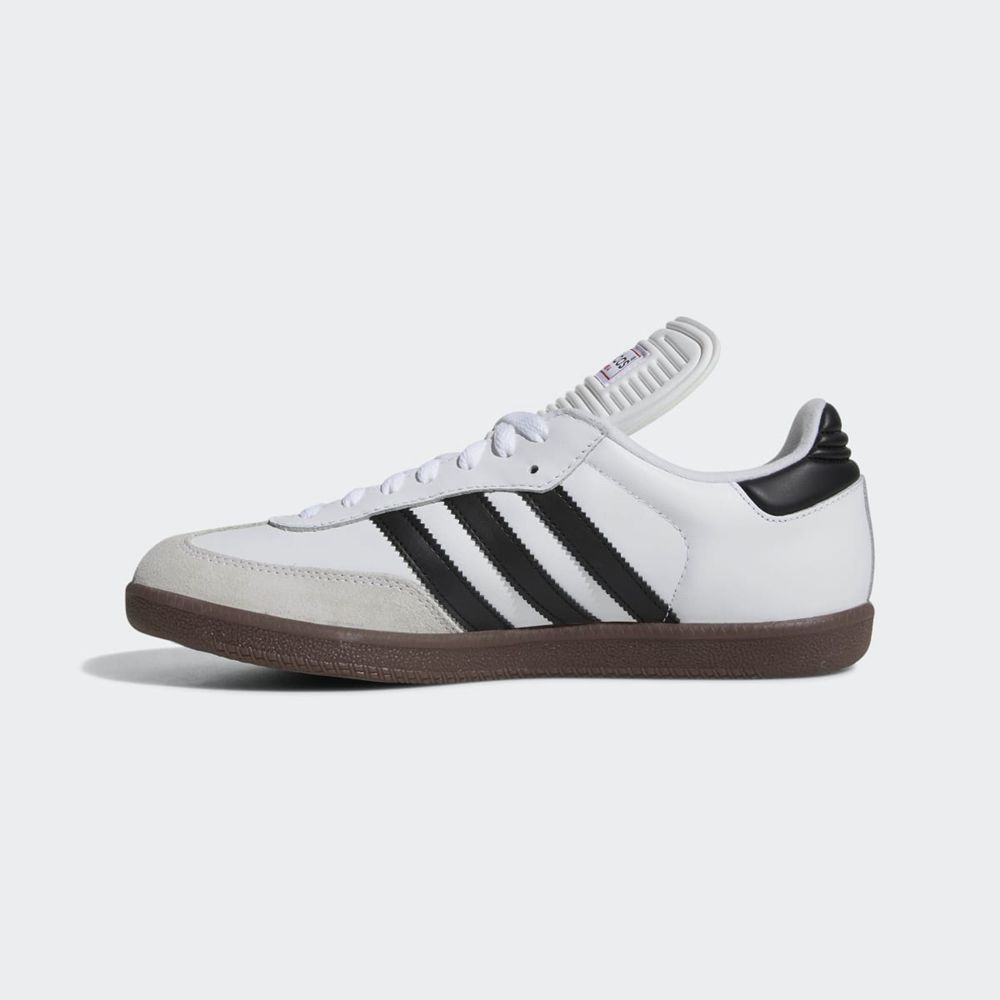 Basket Adidas Samba Classic Blanche Noir Femme | FVQ-60217793