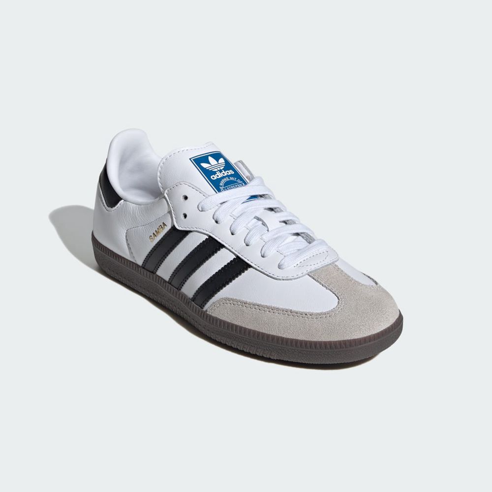 Basket Adidas Samba OG Blanche Noir Femme | AWE-99437072