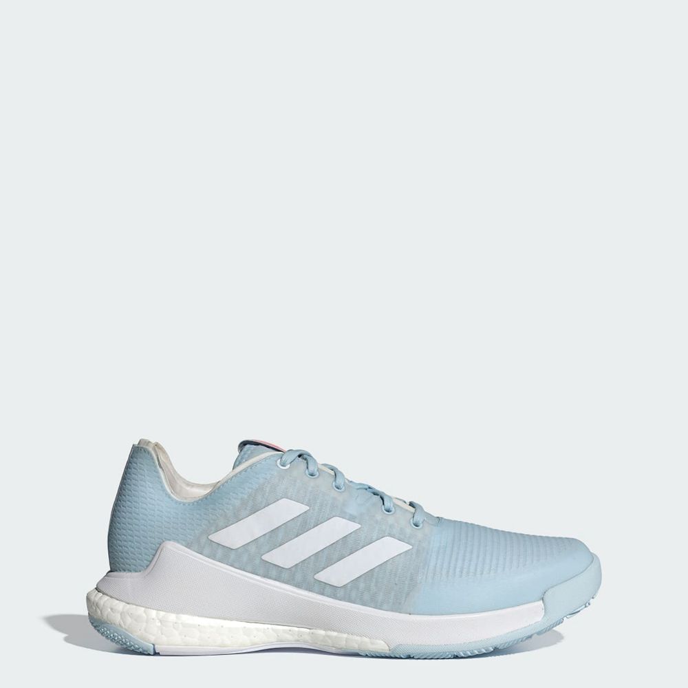 Basket Adidas Crazyflight Bleu Blanche Rouge Femme | RXK-40793438