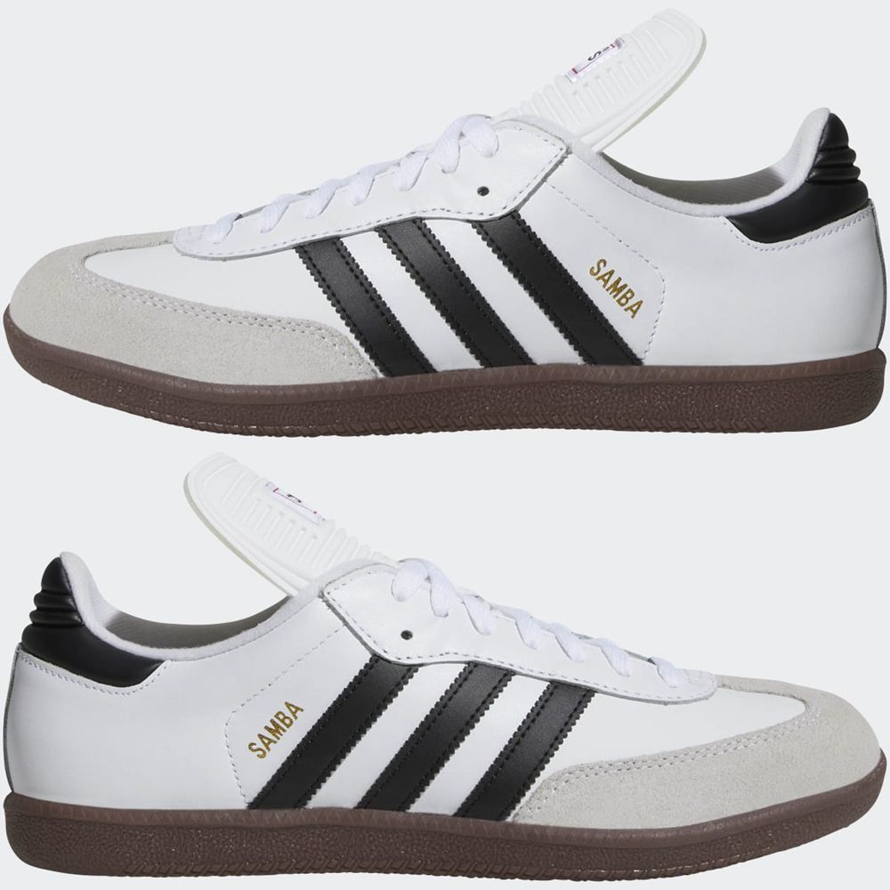 Basket Adidas Samba Classic Blanche Noir Femme | FVQ-60217793