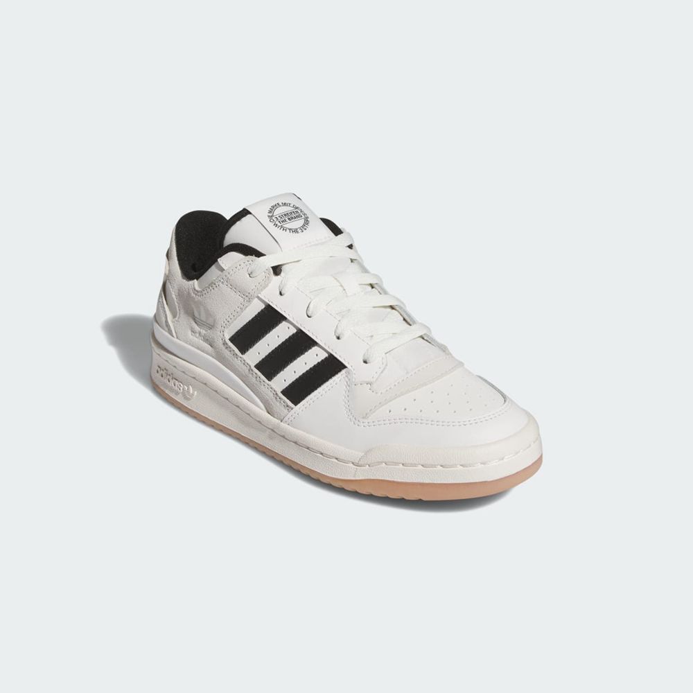 Basket Adidas Forum Low Blanche Noir Femme | MSJ-12621155