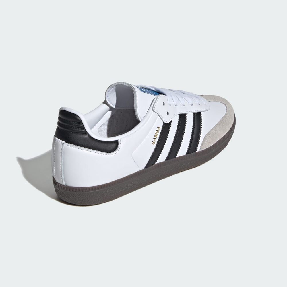 Basket Adidas Samba OG Blanche Noir Femme | AWE-99437072