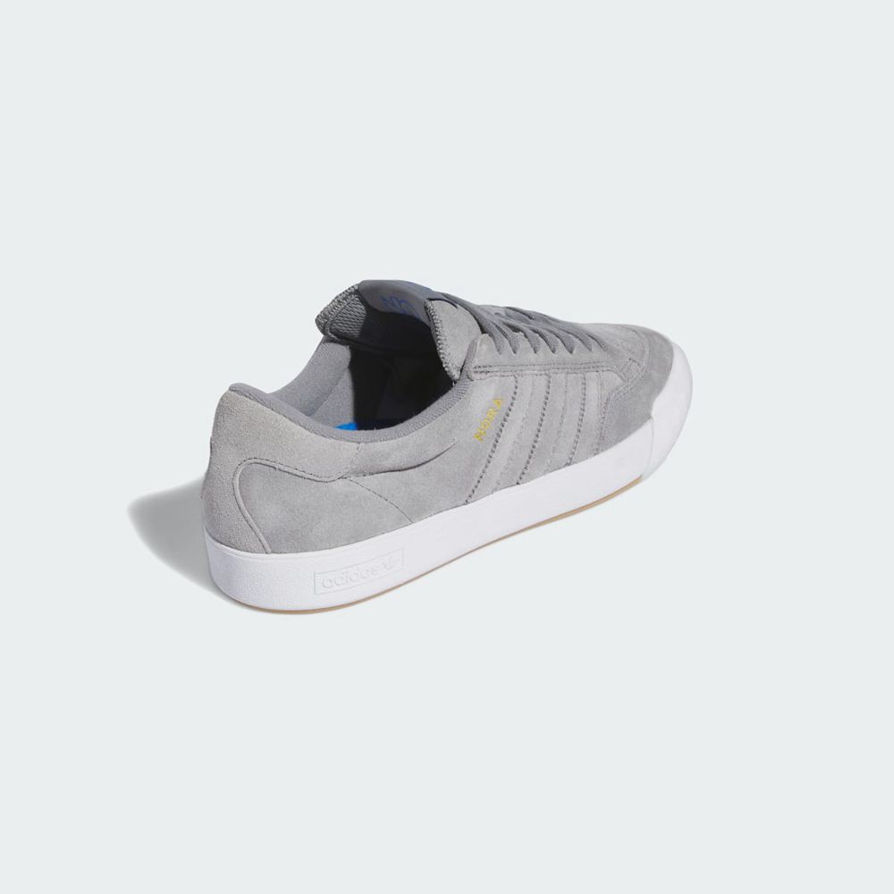 Basket Adidas Nora Grise Blanche Femme | KJE-12126863