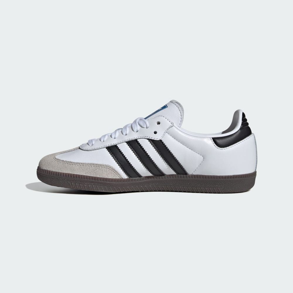 Basket Adidas Samba OG Blanche Noir Femme | AWE-99437072