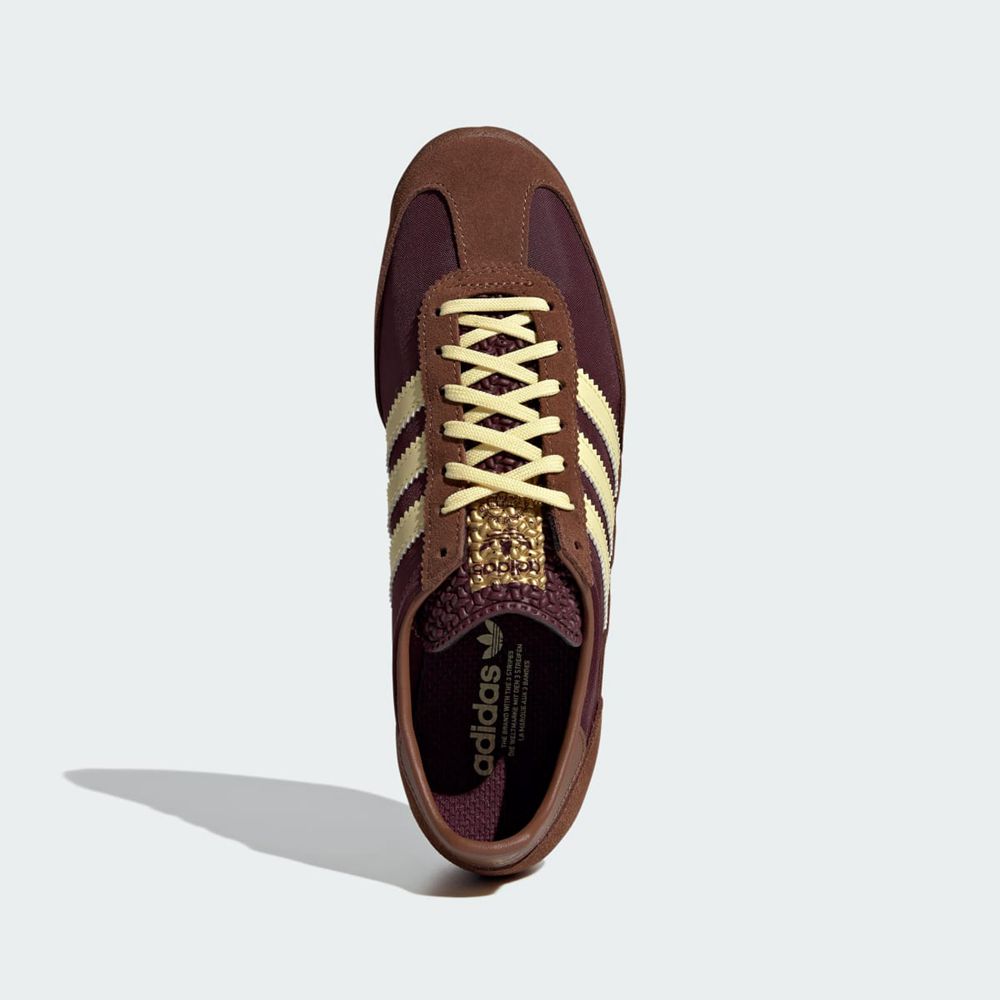 Basket Adidas SL 72 Bordeaux Jaune Marron Femme | YIB-06707760