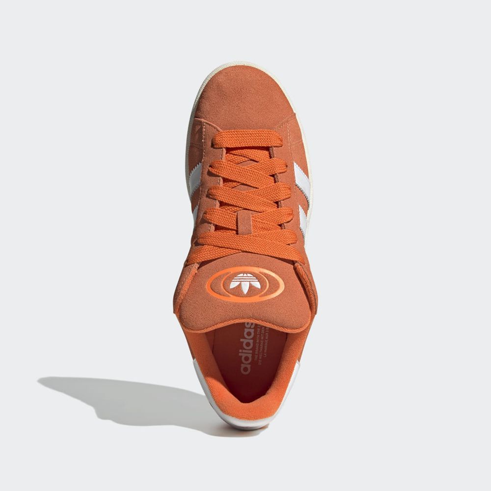 Basket Adidas Campus 00s Orange Blanche Femme | ZAB-05562158