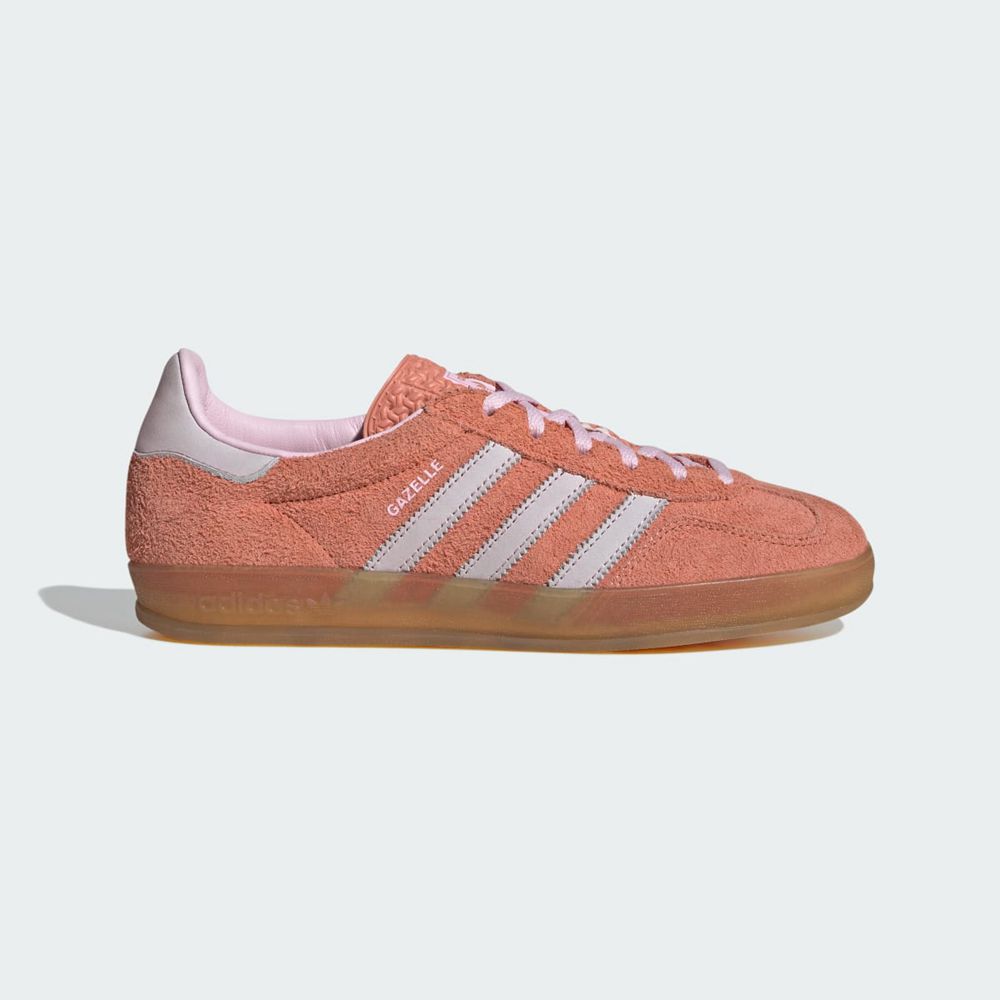 Basket Adidas Gazelle Rose Grise Femme | IRP-04017939