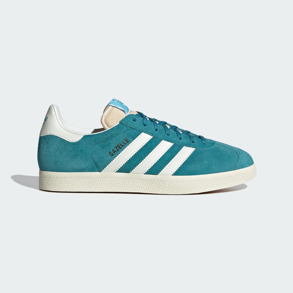 Basket Adidas Gazelle Vert Blanche Femme | GQA-30397927