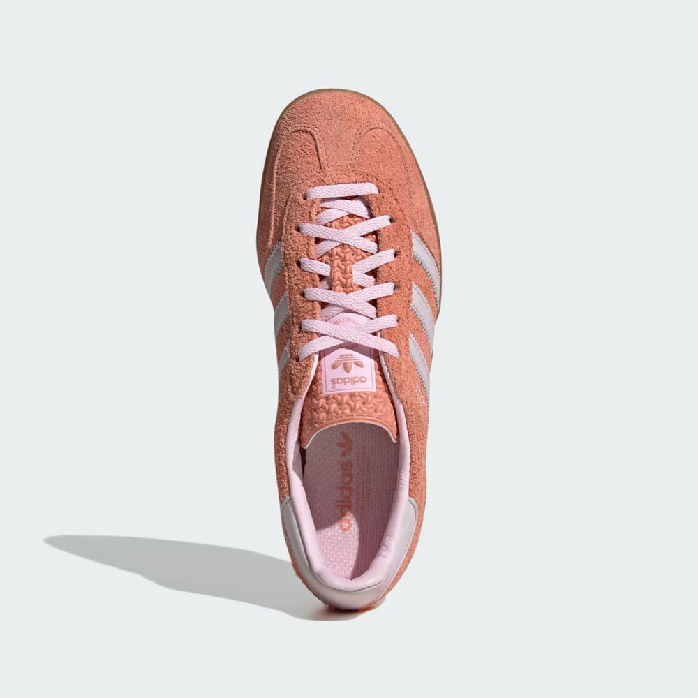 Basket Adidas Gazelle Rose Grise Femme | IRP-04017939